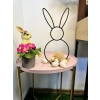 Zając wyjątkowy Królik Wielkanoc Loft ozdoba figurka duży 30cm Zajączek